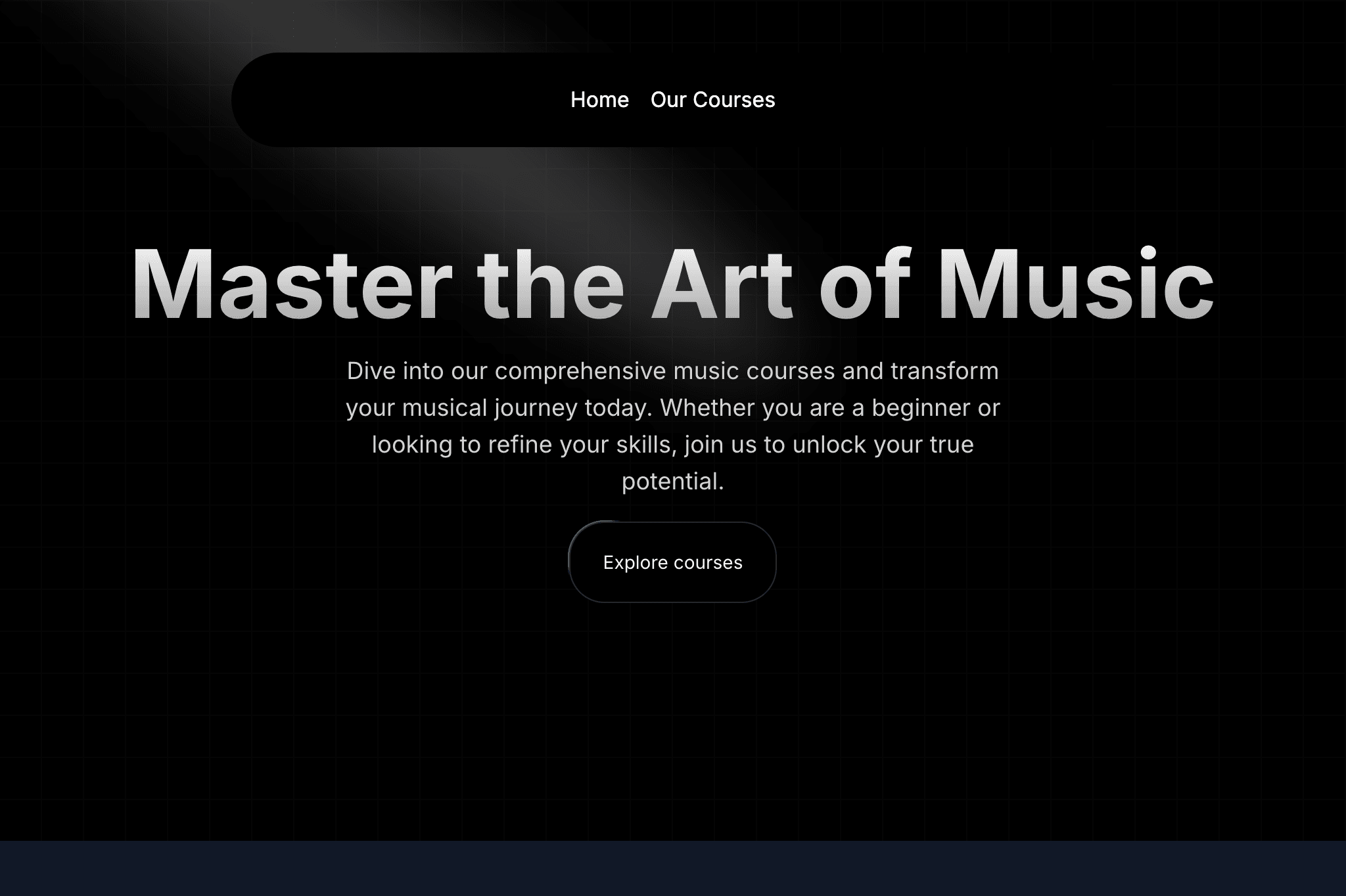 Screenshot of Next Music App